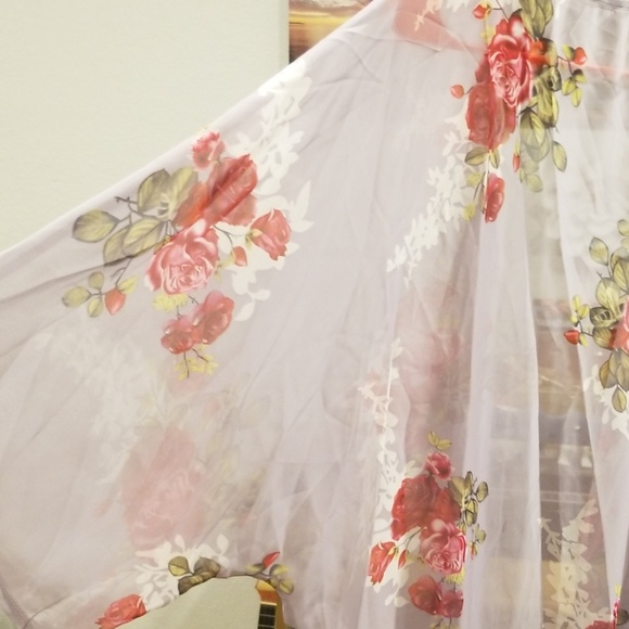 Floral kimono cardigan - Picture 5 of 6